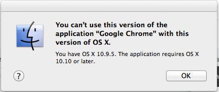 What Is The Proper Update For Os X 10.9.5 2018
