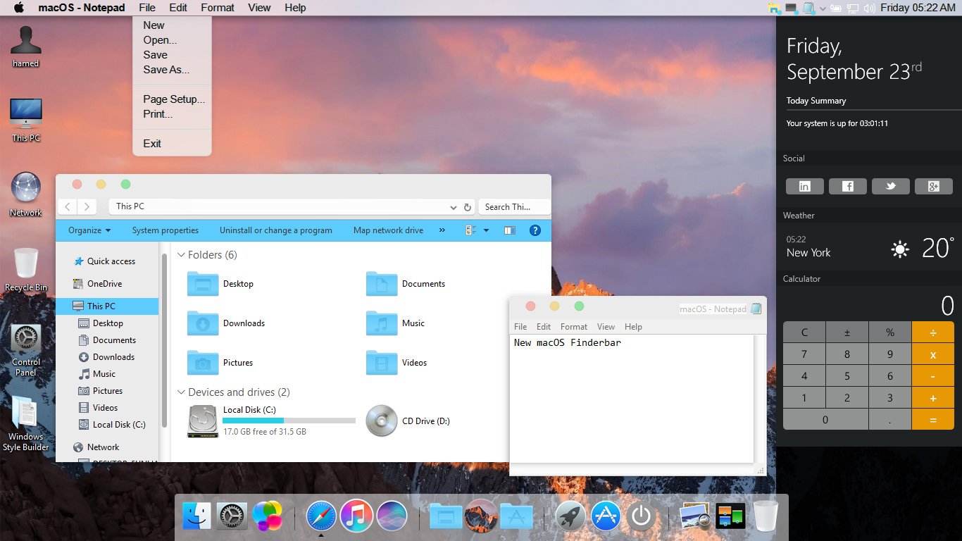 Mac Os X Snow Leopard Skin Pack For Windows 7